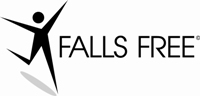 Falls free logo for the falls free initiative to reduce fall-related injuries in older adults.