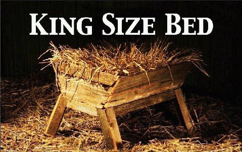 King Sized Bed - Jesus' manger