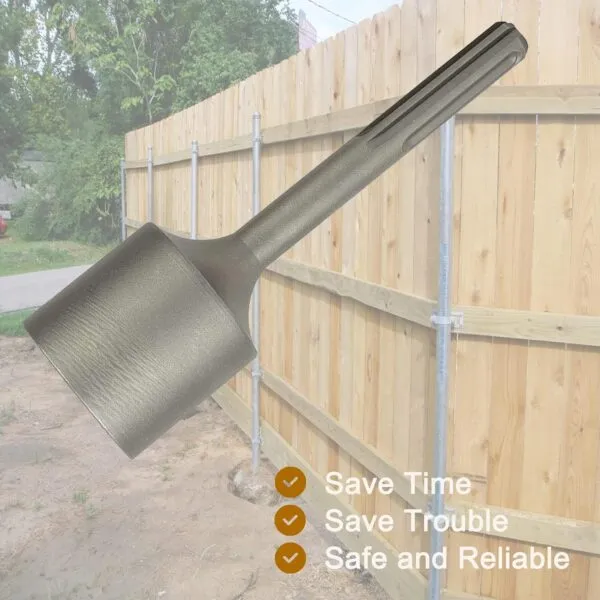 Hammer Drill Powered Ground Rod and Small Stake Pounder Product