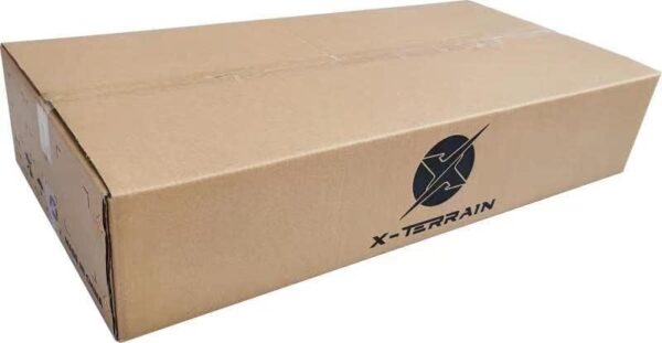 A box with X-TERRAIN logo on it.