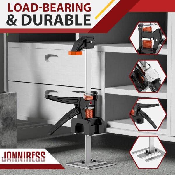 The arm tool lift is load-bearing and durable.
