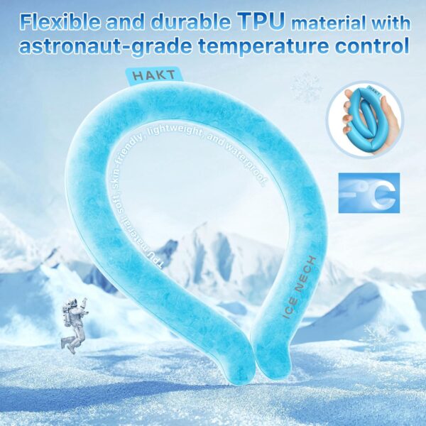 "Flexible and durable TPU material with astronaut-grade temperature control."