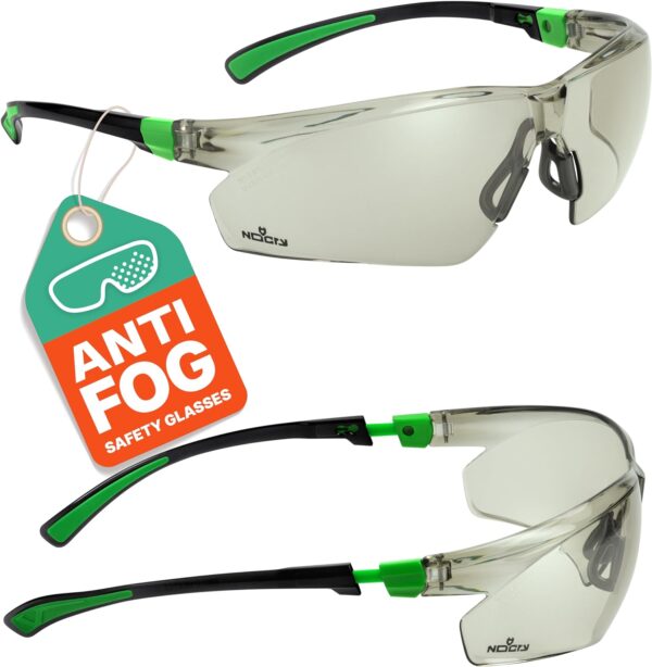 Indoor/Outdoor UV protection Safety Glasses that are anti fog.