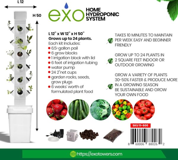 Hydroponic Tower Growing System