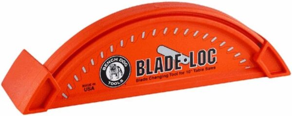 A blade lock saw blade changer.