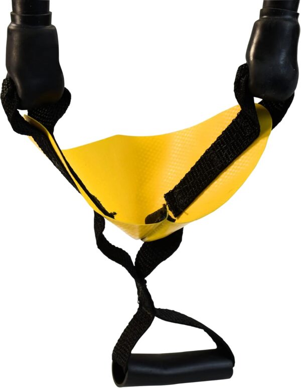The launch pad for the rope chainsaw slingshot.