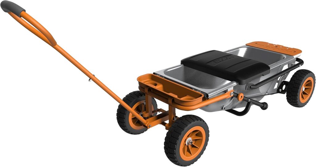 Wagons and carts will allow workers to carry heavy loads around the farm, yard or worksite without straining their back and shoulders while lifting them up into the bed of a pickup truck or ATV.