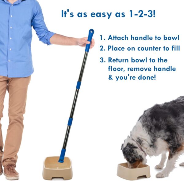 Easy to Feed Pet Bowl with Handle