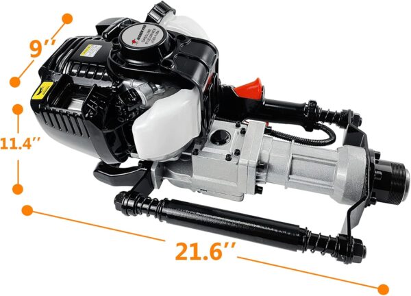 Post Driver 4 Stroke Gas Powered Fence Post Hole Digger Post Driver Pole Pounder - Image 2
