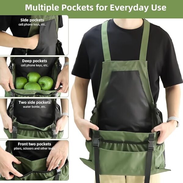 Harvesting Pouch Bag Quick Release Dump