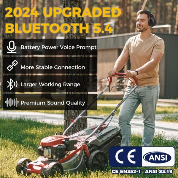 Hearing Protection Headphones Safety Noise Reduction Earmuffs - Image 4