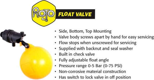 Water Tank Float Valve - Image 4