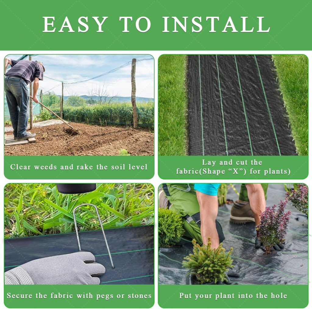 Gardeners with endurance disabilities can make good use of landscape fabric to assist in weed control.