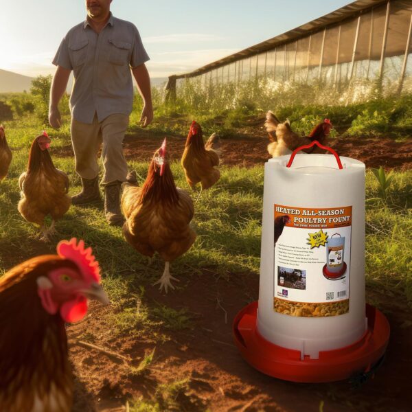 Heated Chicken Fountain