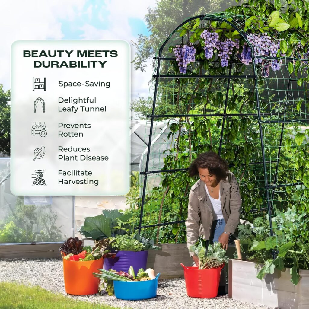 Grow produce easier with a labor and space saving trellis.