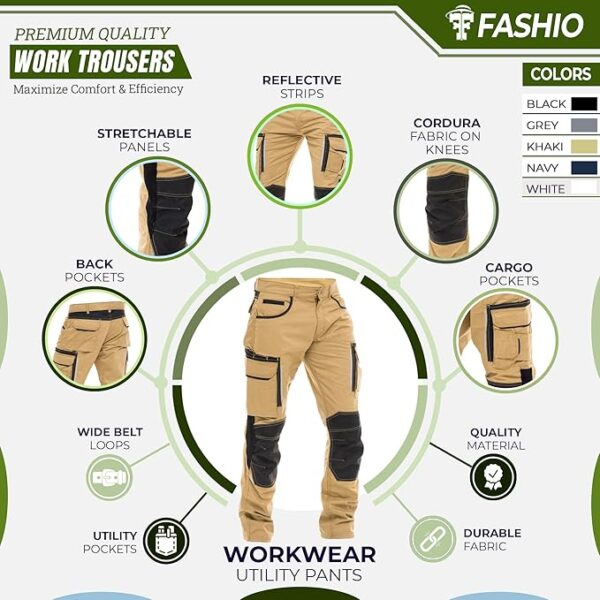 Utility Knee Pad Work Pants
