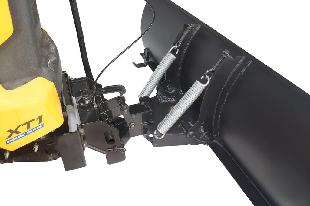 Walk behind snow blowers and hand shovels take an enormous amount of energy!  Go with a snow plow for your Lawn Tractor.