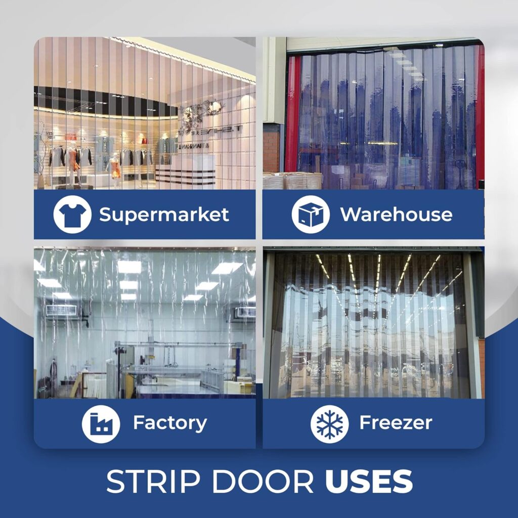 Drive through doors in workshops, coolers, warehouses & barns without climbing off your equipment to open and close doors, while reducing heat loss, noise, dirt, etc...
