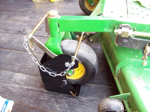 Caster Tire Mower/Spreader Holder
