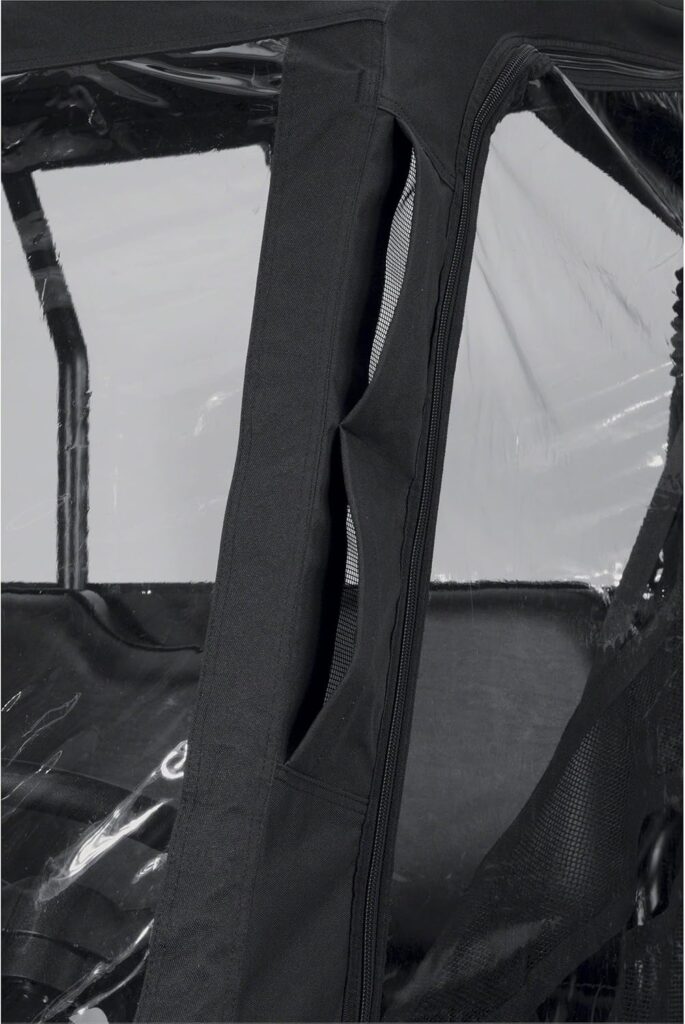 Add protection from the wet and cold driving a side by side or UTV.