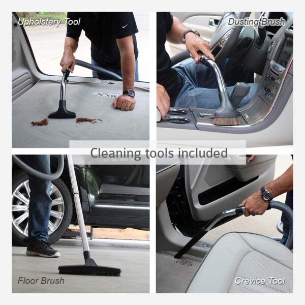 Wall Mounted Garage and Car Vacuum with 50 ft. Hose and Tools. - Image 5