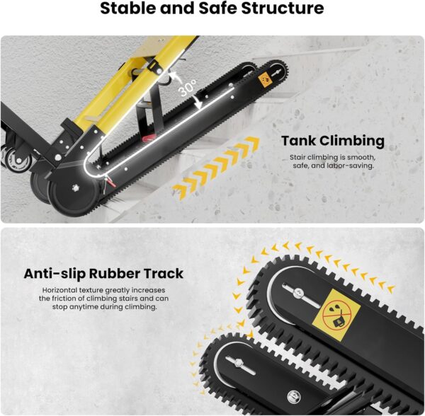 Powered Stair Climbing Hand Truck Cart Dolly - Image 3