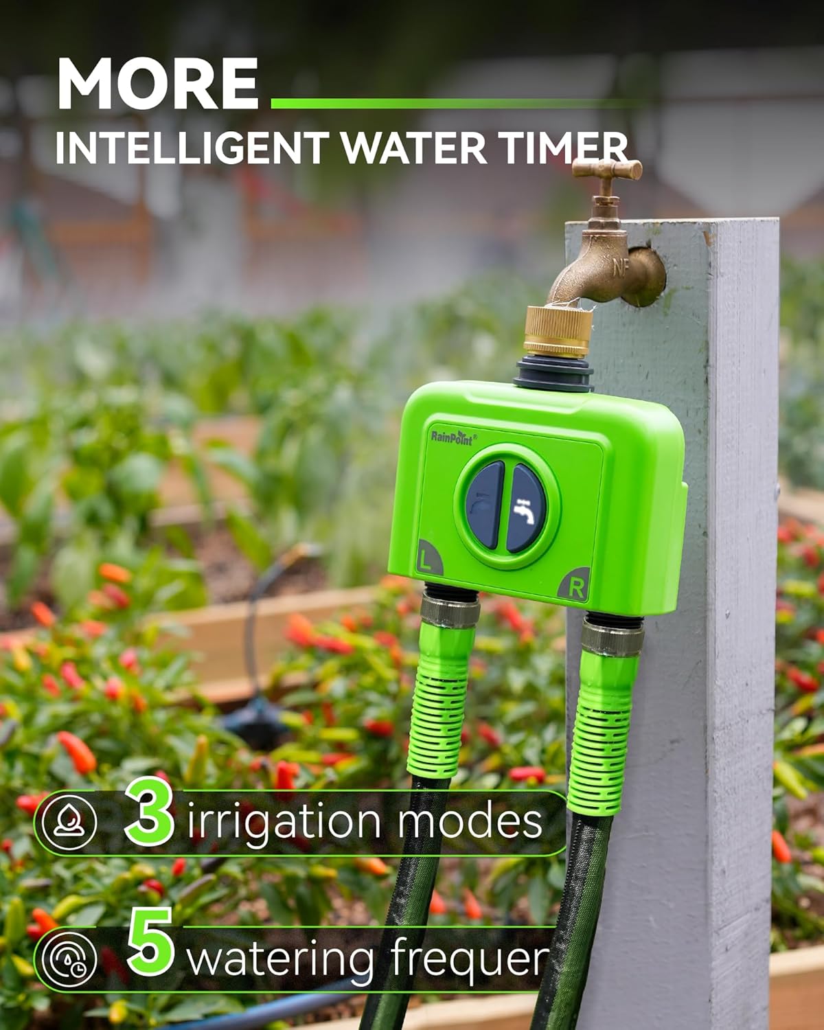 Wi-Fi Sprinkler Timer Programmable Water Timer Hose Faucet Timer