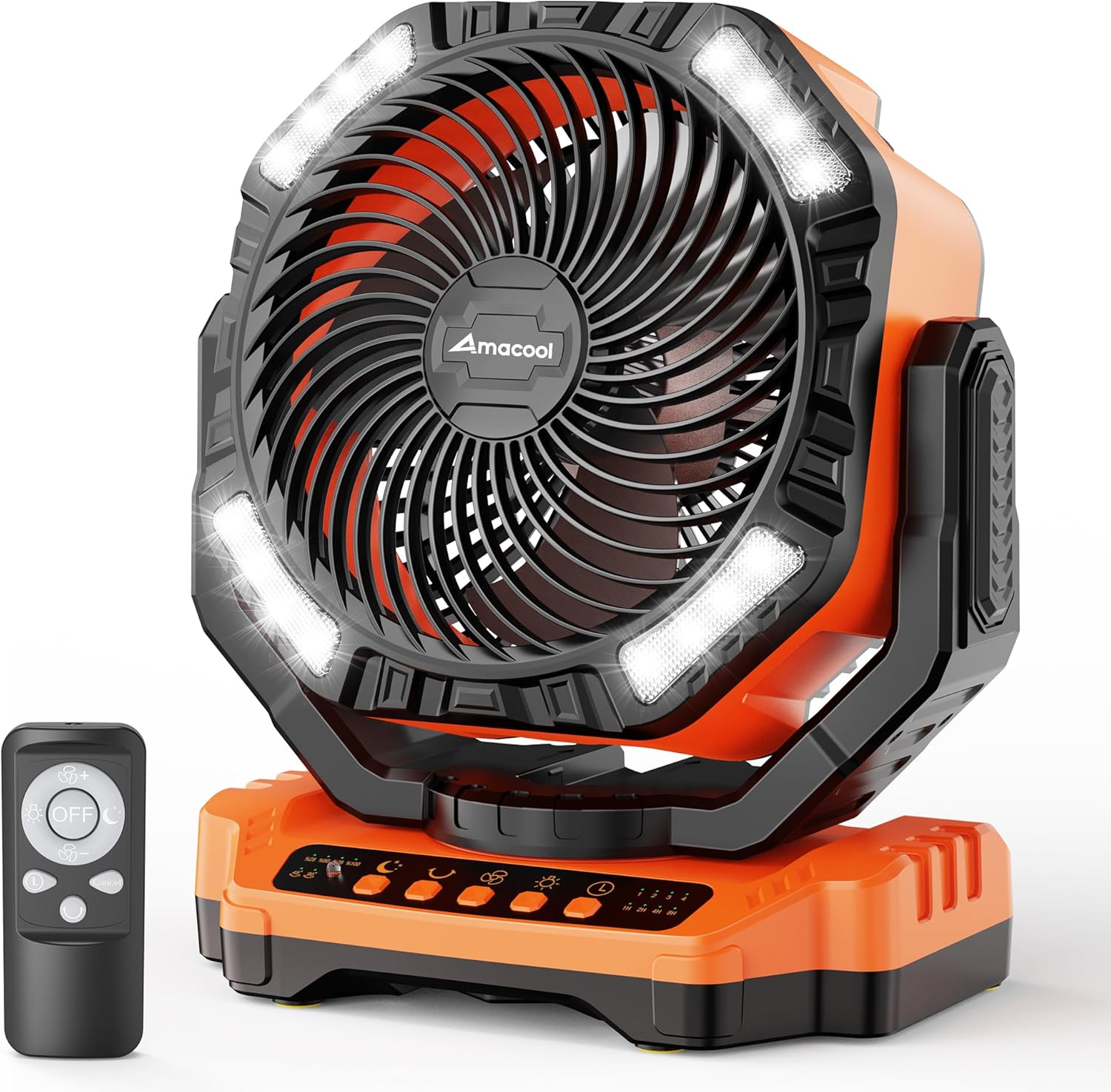 Mobile Battery powered Fan with Light - Image 8
