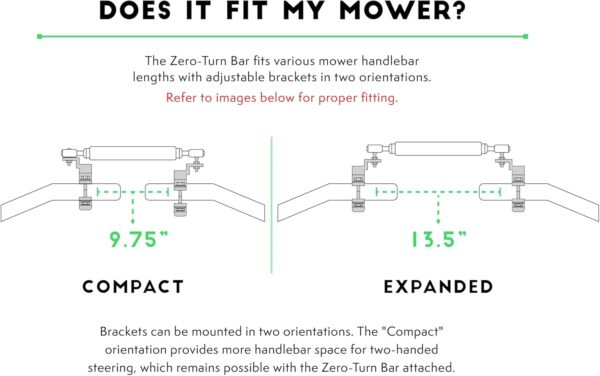 One Handed Bar for Zero Turn Mower Operation - Image 3