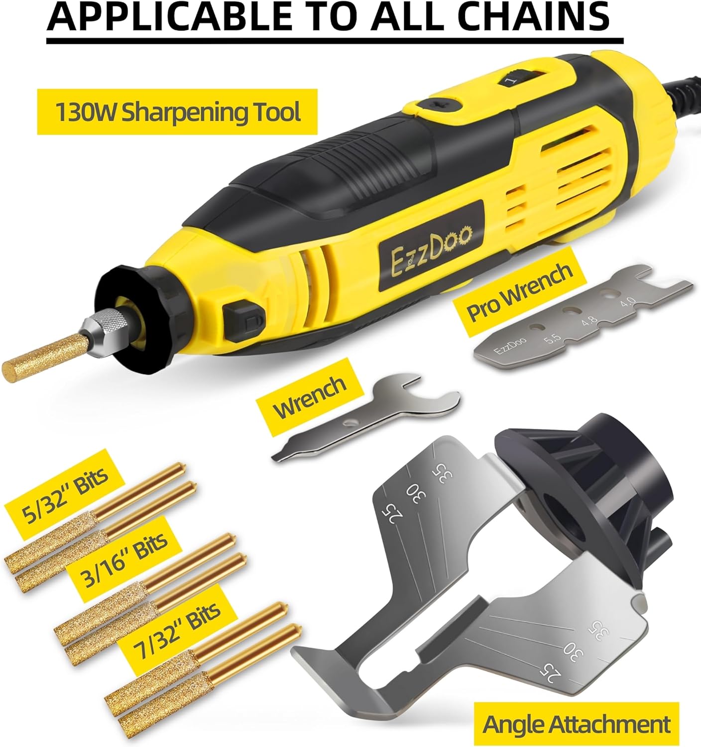 Powered Portable Chainsaw Sharpening Jig - Image 2