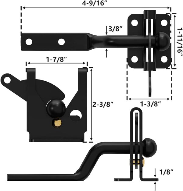 Self Locking Gate Latch - Image 2