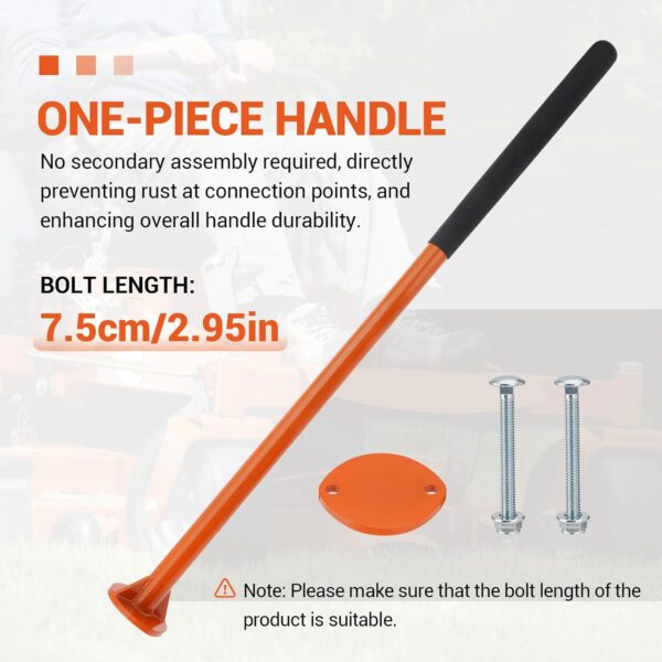 Mowers Mount Assist Handle Grab Bar and Hand Control Conversion Bar for Pedals - Image 3