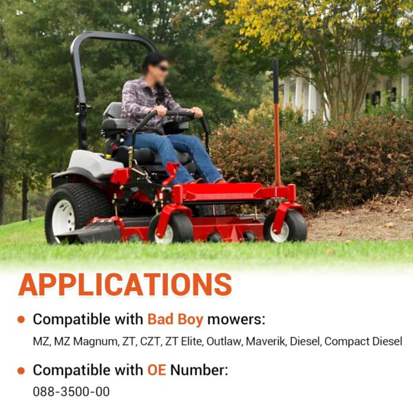 Mowers Mount Assist Handle Grab Bar and Hand Control Conversion Bar for Pedals
