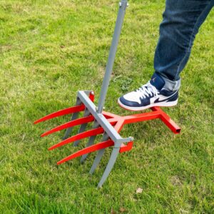 Broad Fork Tool Cultivator Tiller Manual Hand Tiller