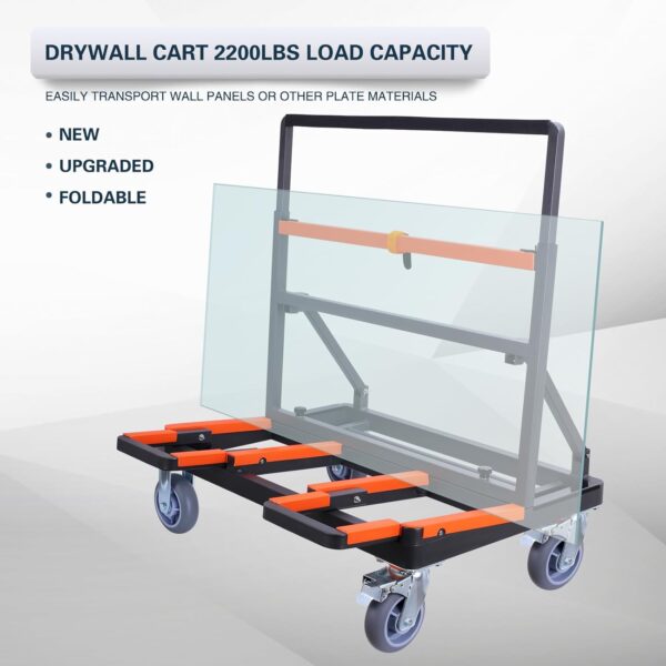 Folding Drywall Cart Heavy Duty - Image 3