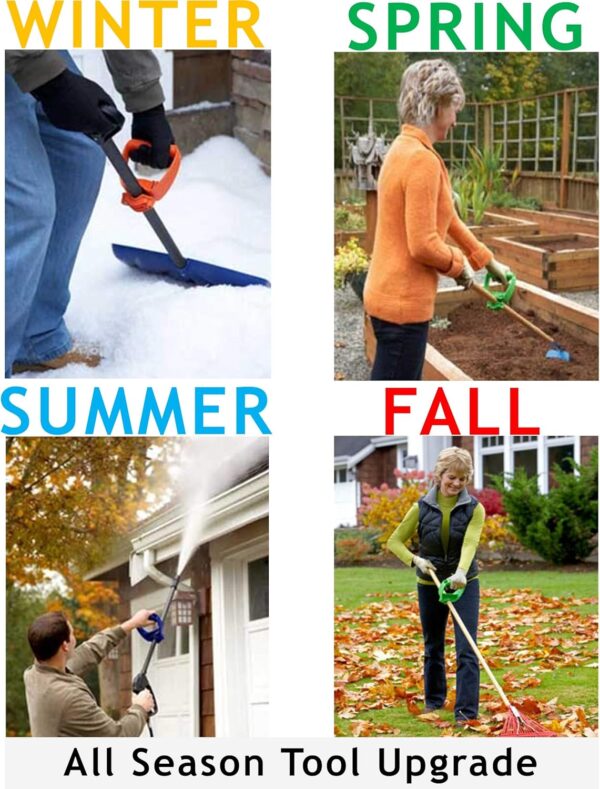 Tool Handle Attachment, Shovel or Rake Handle Add-on