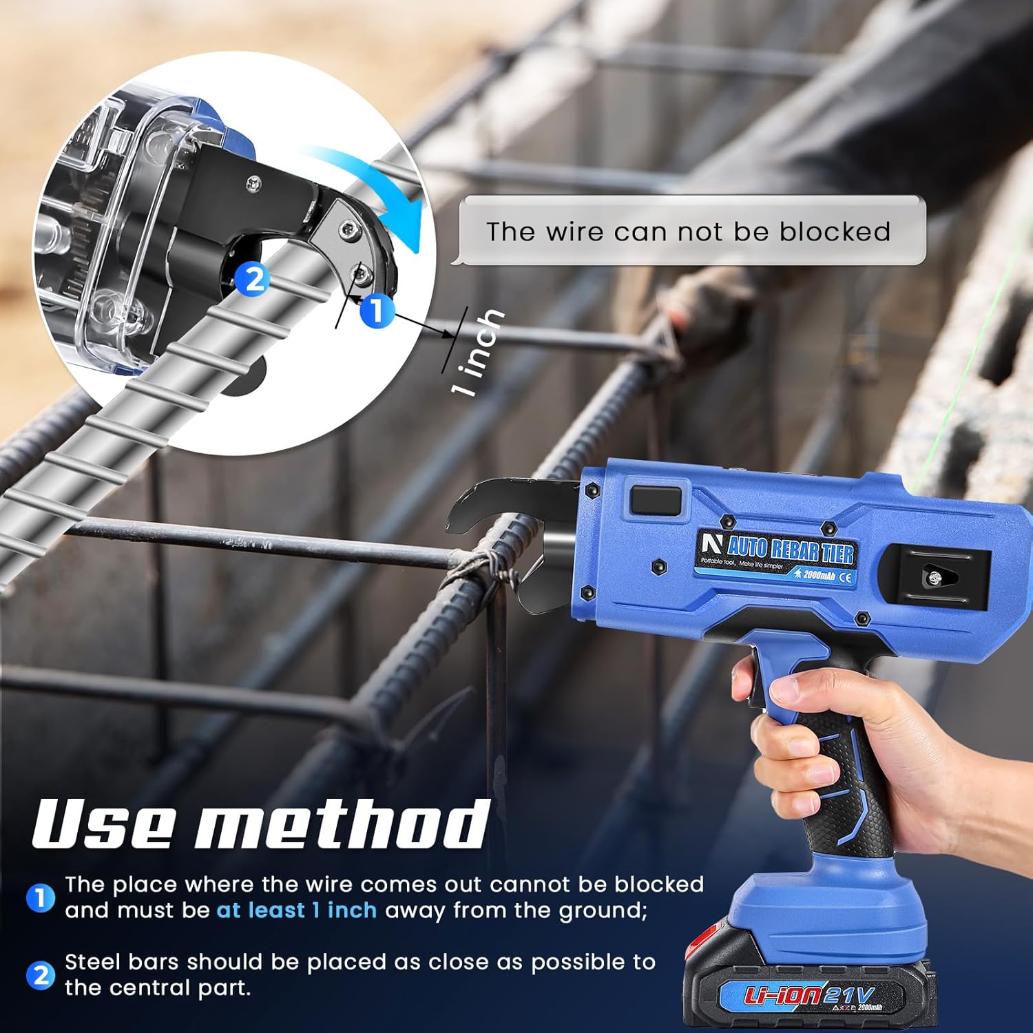 Automatic Rebar Tie Gun - Image 4