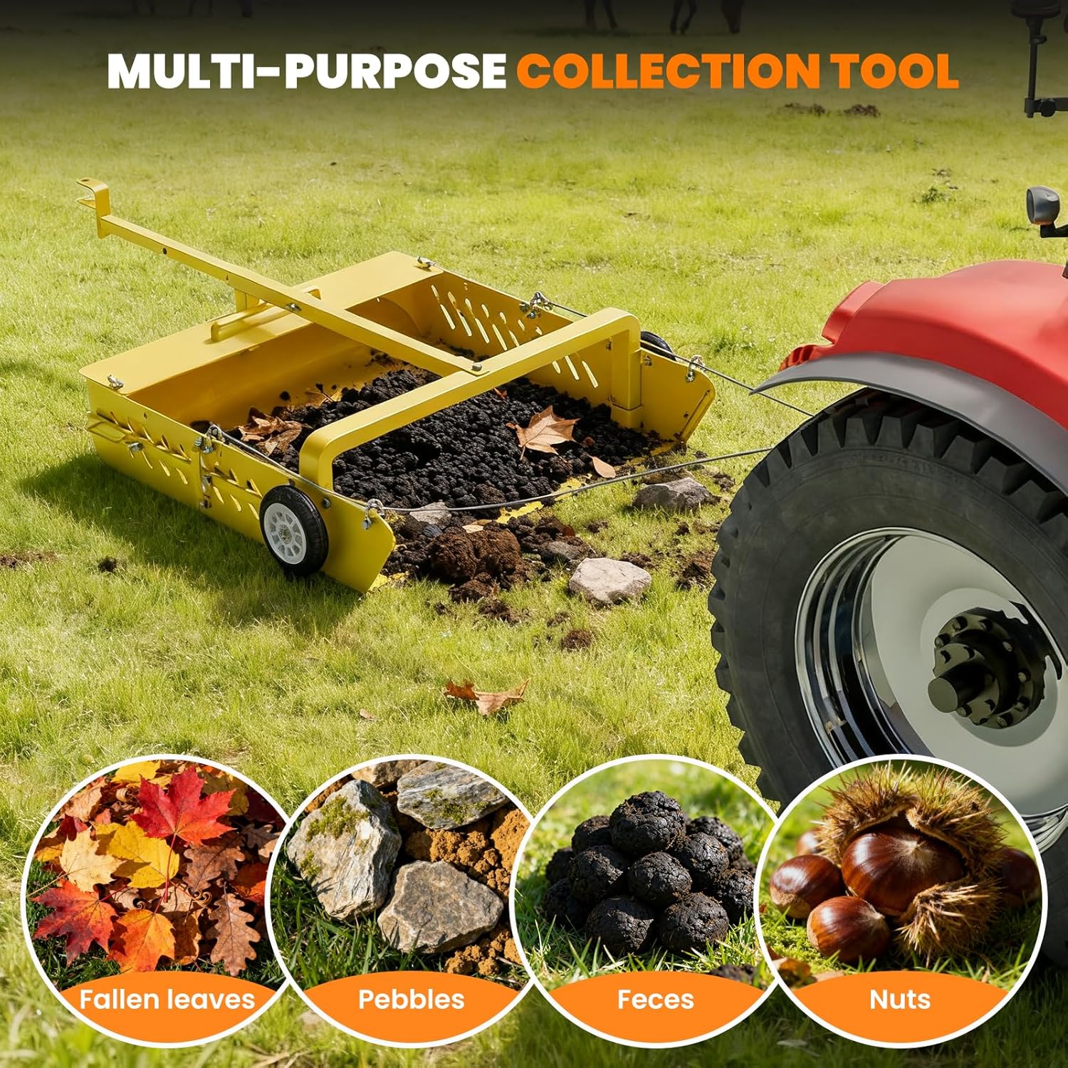 Tow Behind Horse Manure Scooper