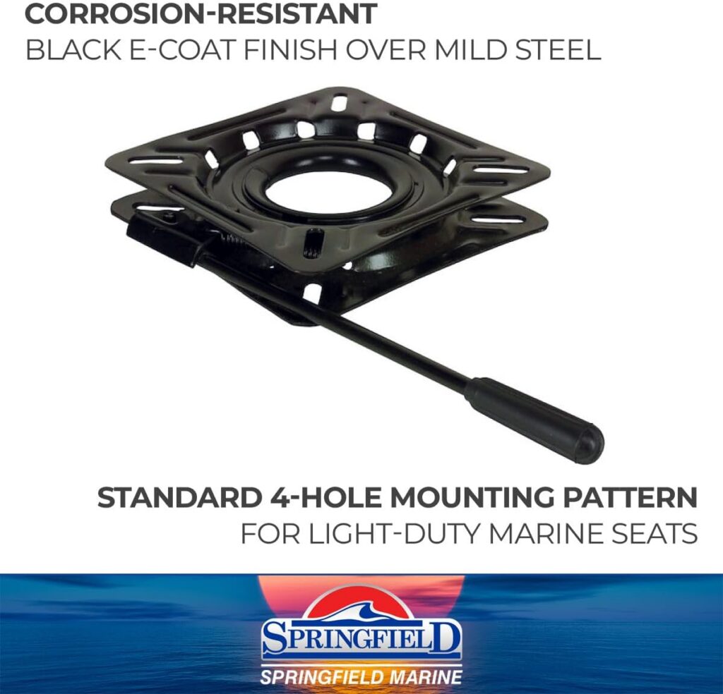Workers with back impairments can see behind equipment easier with a seat swivel.