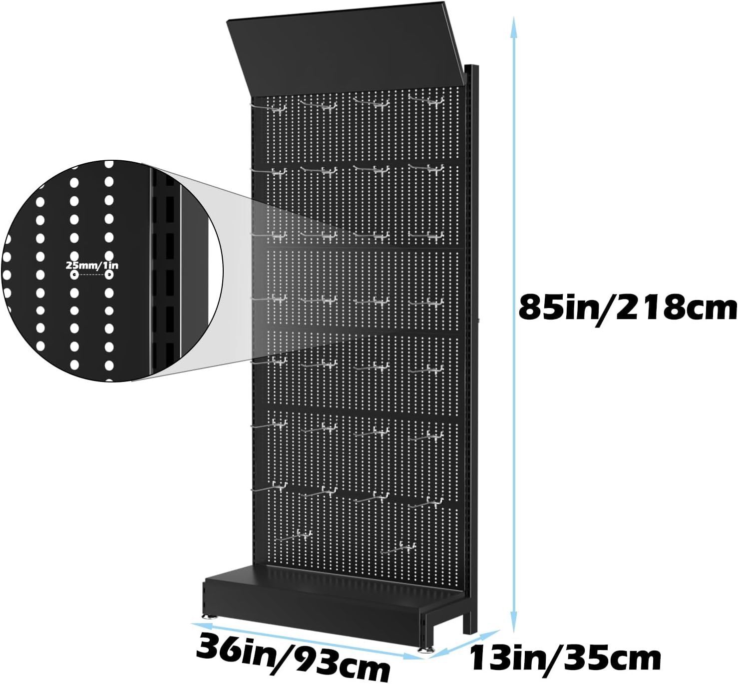 Heavy Duty Mobile Pegboard - Image 2
