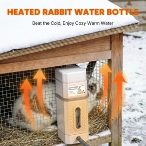 Waterer Heated Rabbit Water Bottle