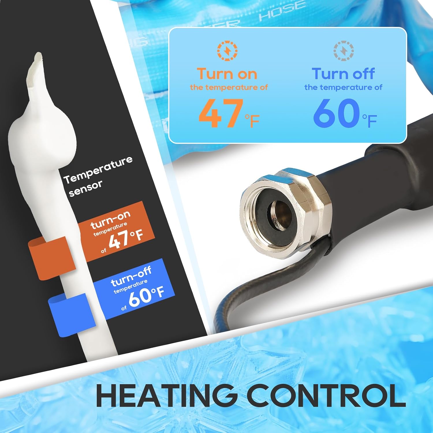 Heated Water Hose-20 ft