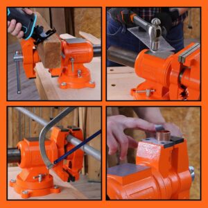 Double Swivel Rotating Vise