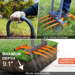 Broad Fork Tool Cultivator Tiller Manual Hand Tiller