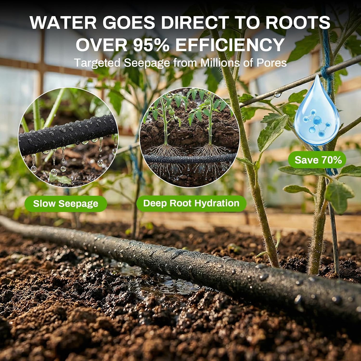 Raised Bed Soaker Hose