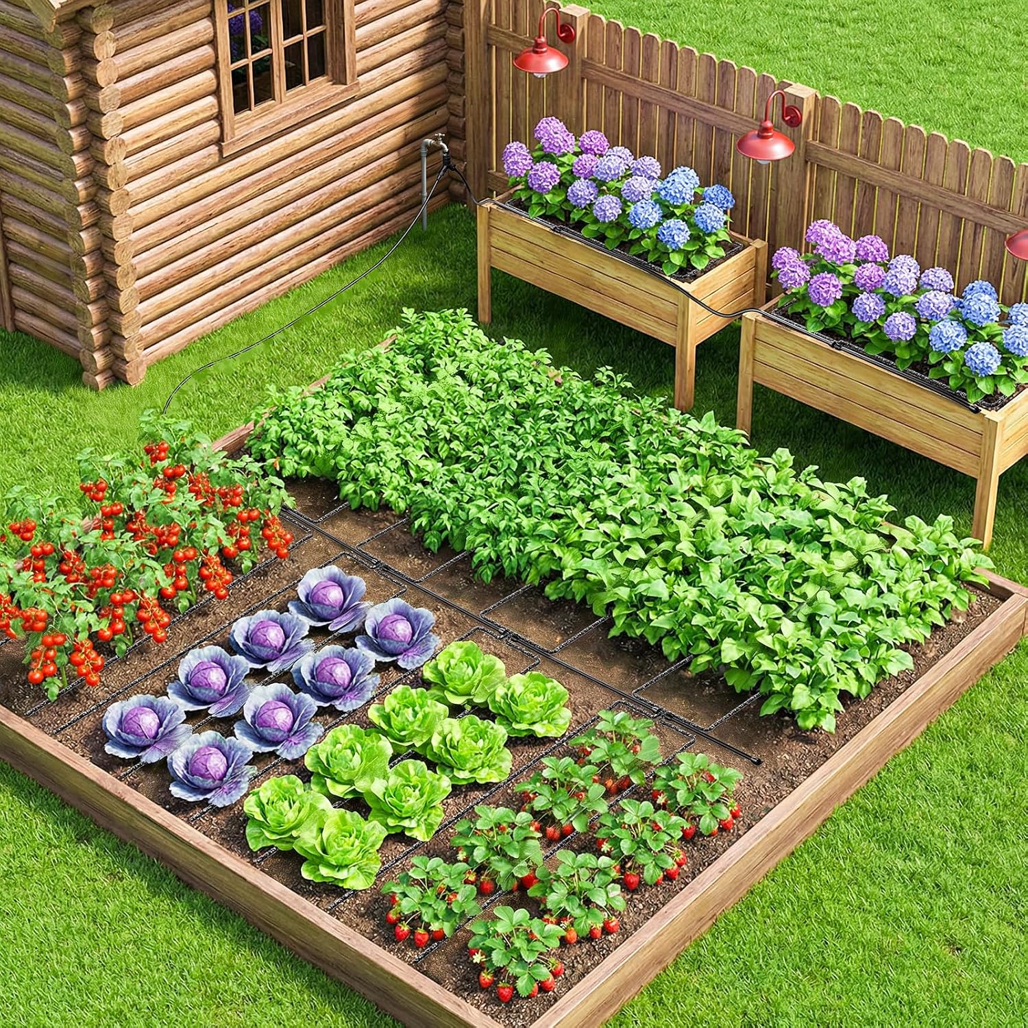 Raised Bed Soaker Hose - Image 2