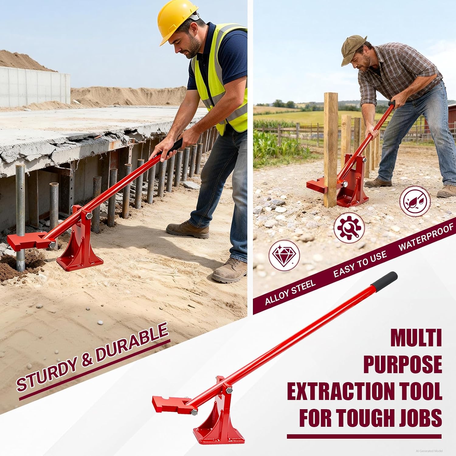 Heavy Duty Form Stake Puller - Image 6